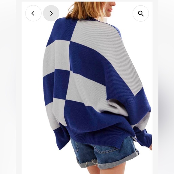 FREE PEOPLE Easy Street Checkered Tunic NWT - Picture 2 of 14